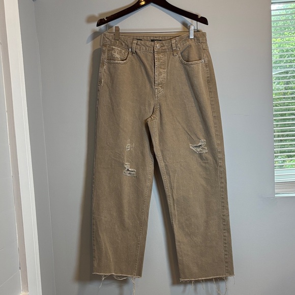 wild fable Denim - Wild Fable High Rise Straight Button Fly Size 10